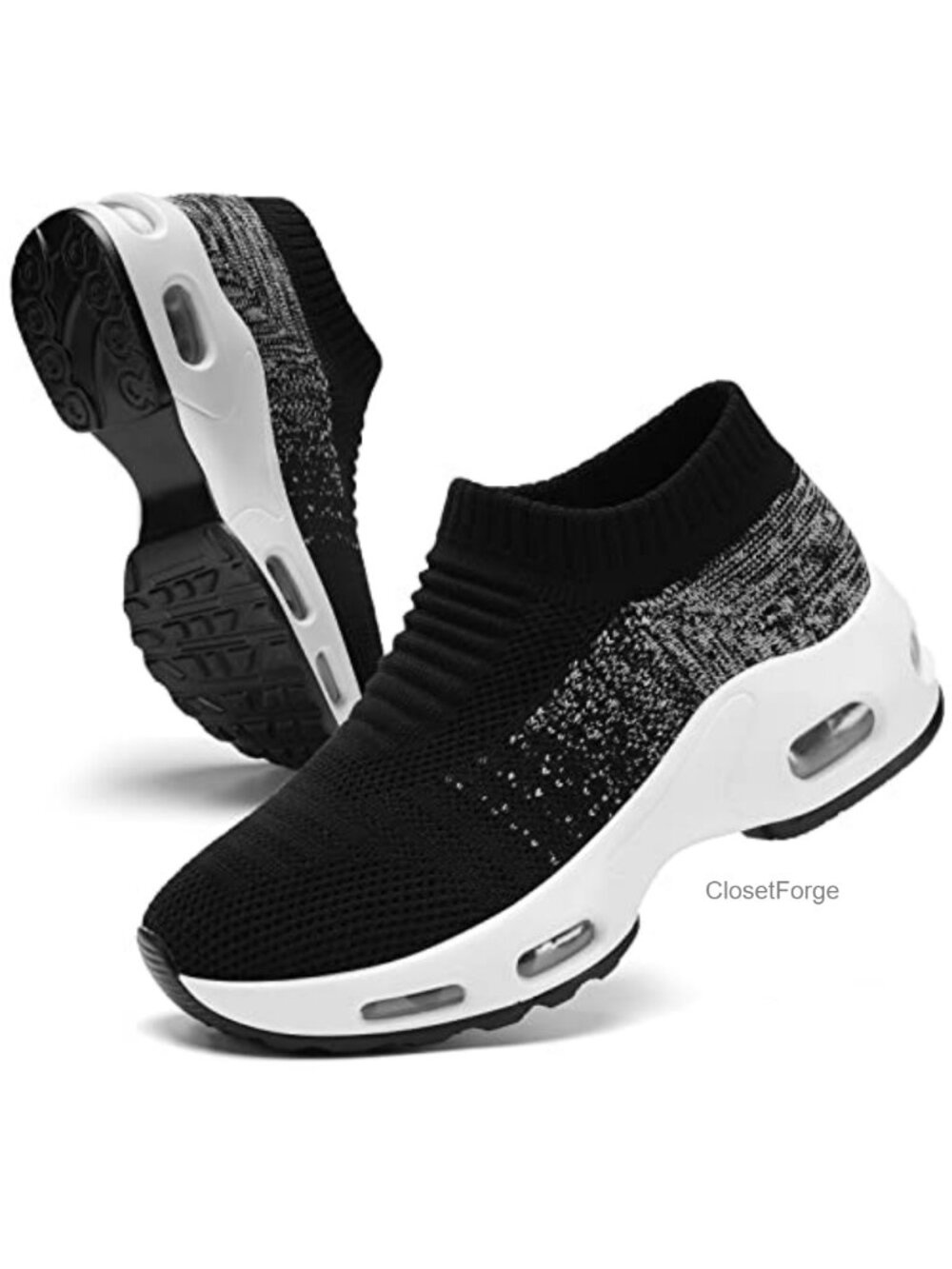 Women's Slip On Mesh Walking Sneakers Loafers Air Cushion